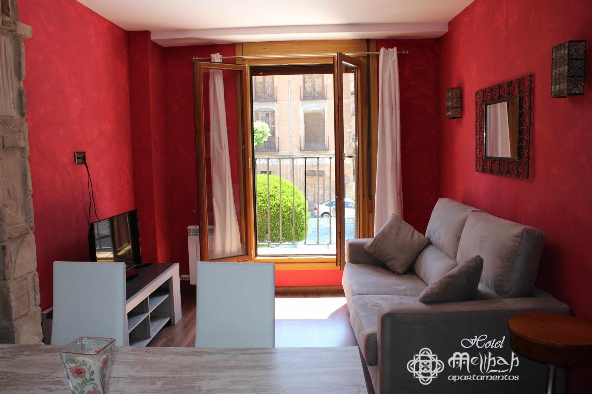 Hotel Apartamentos Melihah Daroca Quarto foto